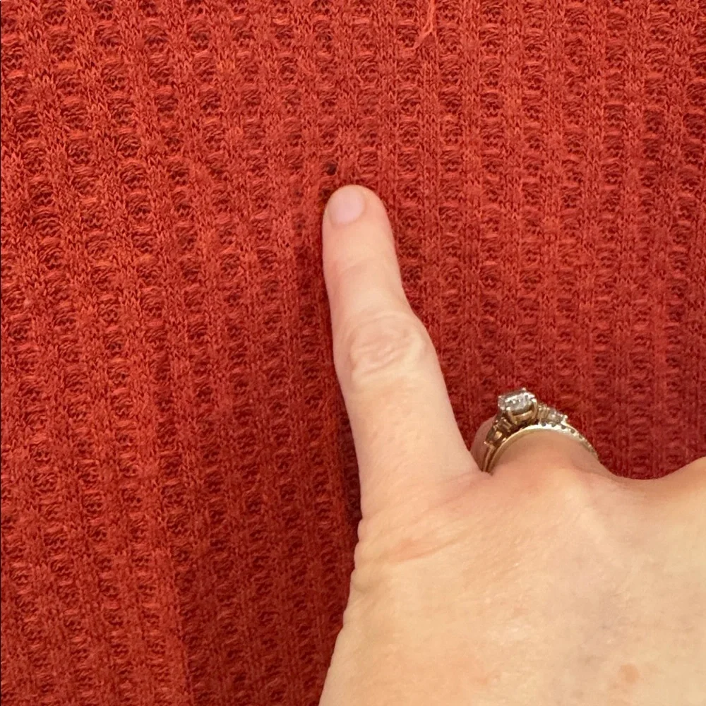 Free People We The Free Laguna Thermal Top XS Burnt Orange